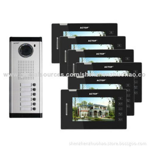 High-quality Monitor Function Infrared Lights Video Door Camera, Screen Display Time and Date